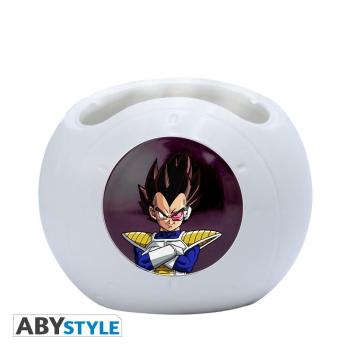 DRAGON BALL - 3D Becher "Vegeta Spaceship"  Dieser Dragon Ball 3D Becher stellt das Schiff dar, mit dem die saiyajin im Weltraum reisen. Gießen Sie Ihr heißes Getränk ein, damit Sie Vegeta erscheinen lassen!